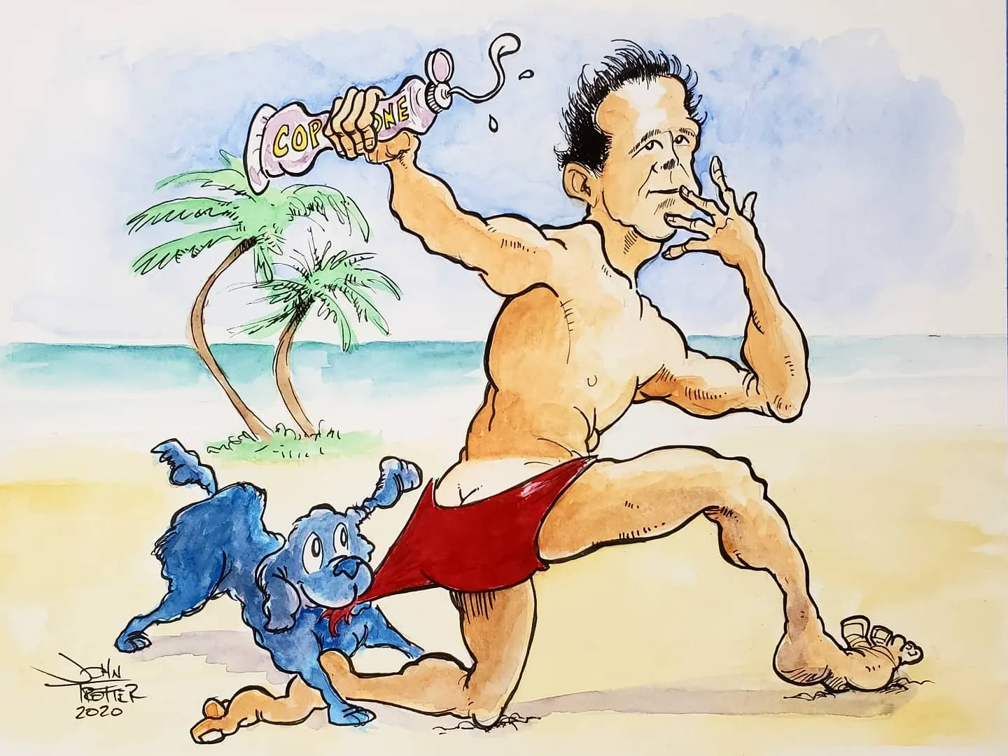 Online "contest" of drawing from a self portrait photo of illustrator Bill Sienkiewicz made for his own reference while nude and holding a pistol.